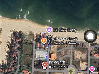 Lô góc biển hà my  130m ra biển 238m mặt tiền 8m giá tốt 15.5 tỷ