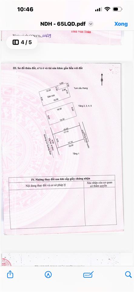 Toà nhà 5 tầng mặt tiền đường lê quang đạo, dòng tiền 100 triệu/tháng  giá 4x tỷ có thương lượng