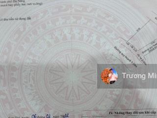 Chính chủ gửi bán lô 3 mặt thoáng mỹ khê 8, cách biển mỹ khê 250 m, dt  87,2 m2 giá 14.x tỷ.