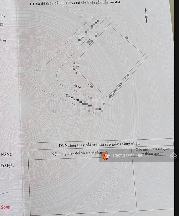 Bán đất biệt thự view sông vị trí đẹp cẩm lệ, đà nẵng dt  498 m2 lô góc 2mt giá đầu tư