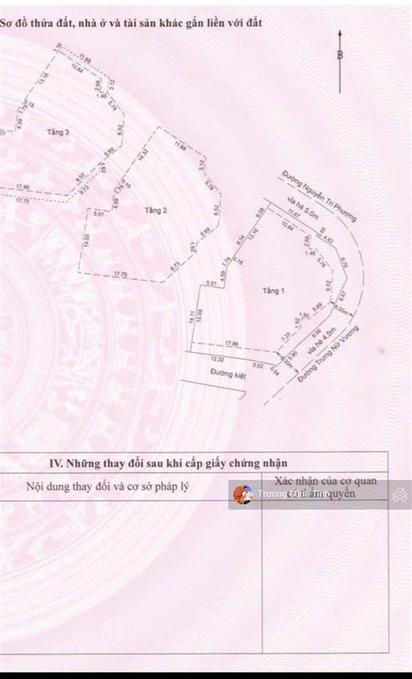 Chính chủ gửi góc 3 mặt thoáng nguyễn tri phương , dt 378 m2, mặt tiền 24 m, trung tâm thành phố