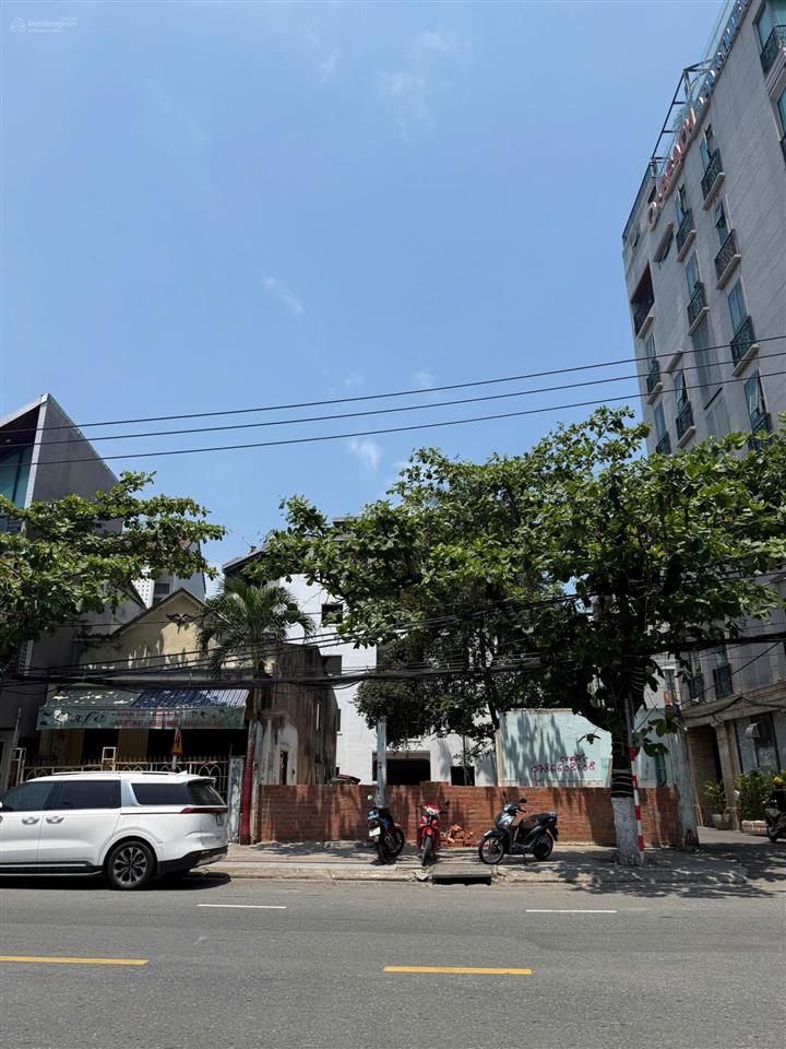 Bán đất góc 2 mặt tiền phố nguyễn văn thoại, đà nẵng. diện tích 218m2 ngang 10.56m gần biển mỹ khê