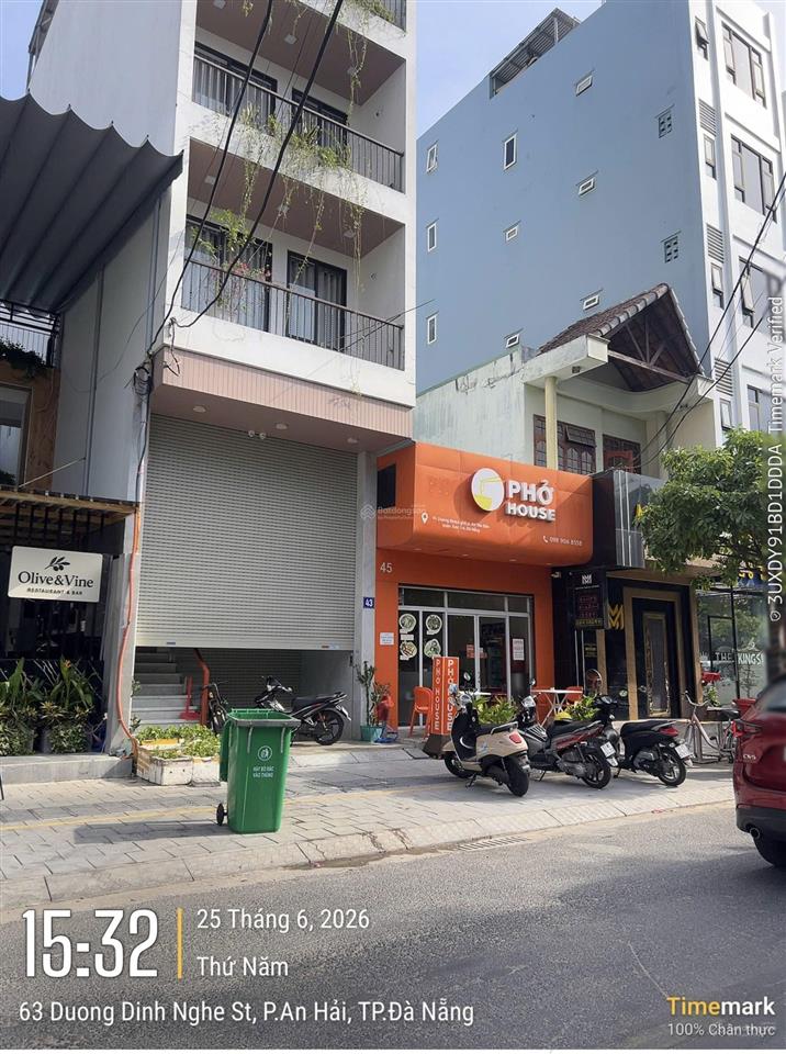 Mặt tiền dương đình nghệ, ngay biển mỹ khê, 90m2, đang cho thuê 20 triệu/tháng