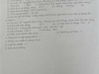 Bán lô góc 2 mặt tiền nguyễn duy hiệu  thủ khoa huân dt 49,5 m2 mặt tiền 9m kinh doanh