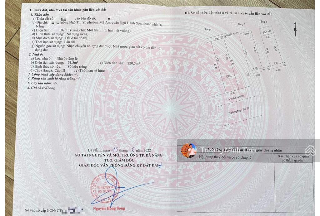 Cần bán nhà phố ngô thì sỹ khu phố tây an thượng, đà nẵng, cách biển mỹ khê 200m giá tốt
