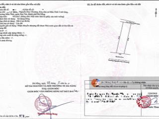 Bán đất vị trí đẹp tại đường nguyễn huy chương, sơn trà, đà nẵng, chỉ khoảng 250m ra biển giá tốt