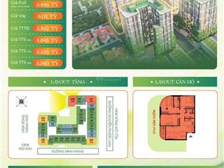 Căn hộ 3pn sân vườn trên không siêu hiếm tại fours tower  view sông