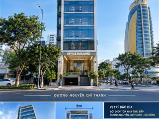 Siêu phẩm tòa văn phòng 10 tầng mặt phố nguyễn chí thanh  đối diện toà nhà trái bắp