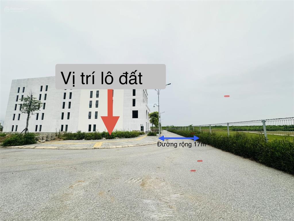 Hàng hiếm, chờ nđt gom ngay lô góc mặt đường 17m ngay công viên. mặt tiền rộng, hợp để kinh doanh