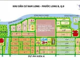 Bán gấp lô đất mặt tiền đường d1, ngang 6m,kdc nam long,q9,giá cực tốt
