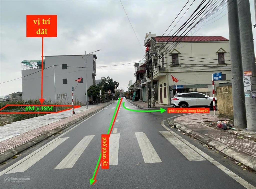 Chính chủ cần bán đất phố phan ái, tiền hải, dt 108m2, mt 6m, tiện kinh doanh, giá 2tỷ9**