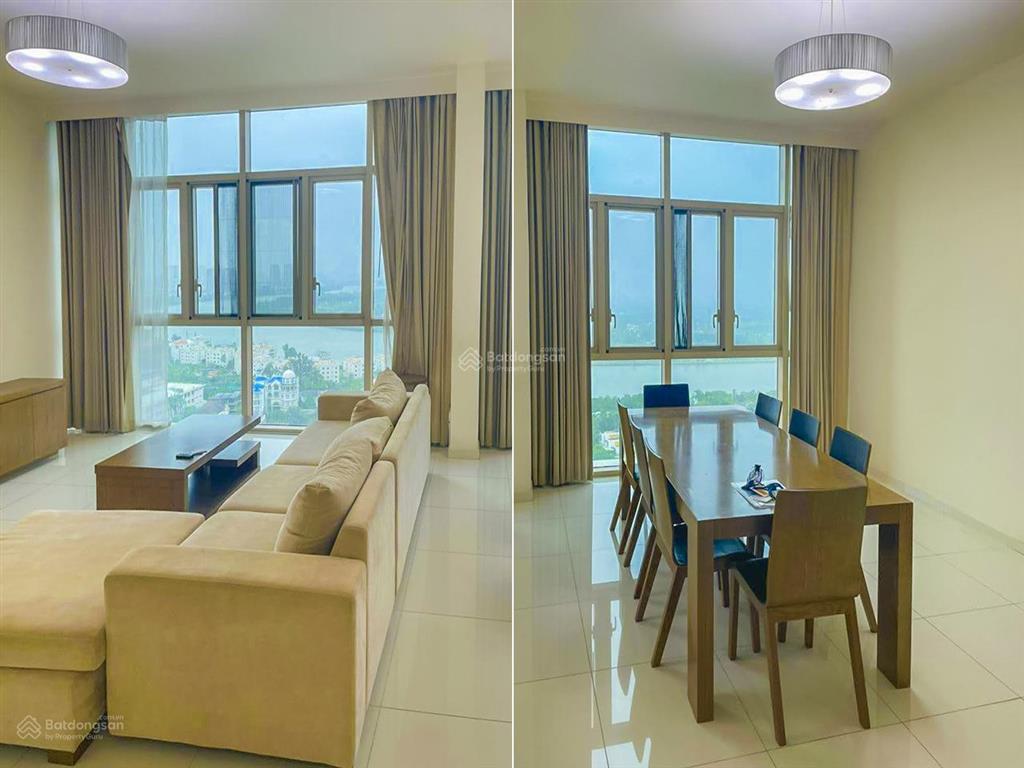 Căn hộ bán tại the vista an phú tầng cao gồm 4 phòng ngủ view sông với diện tích 176m2