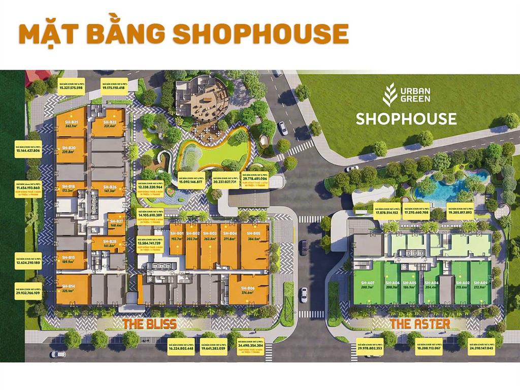Mở bán shophouse tại dự án urban green với nhiều ưu đãi hấp dẫn