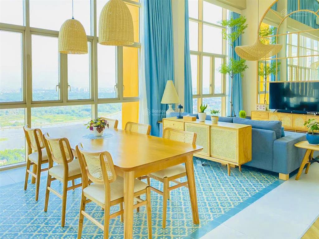 Bán và cho thuê penthouse tại the vista gồm 5 phòng ngủ tầng cao view sông với diện tích 456m2