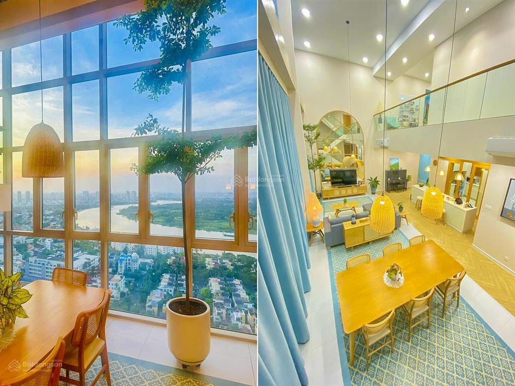 Bán và cho thuê penthouse tại the vista gồm 5 phòng ngủ tầng cao view sông với diện tích 456m2