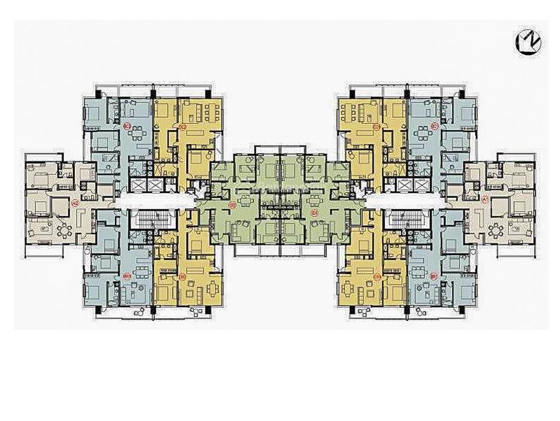 Căn hộ bán hoặc cho thuê tại river garden tầng trung view đẹp gồm 3 phòng ngủ với diện tích 133m2