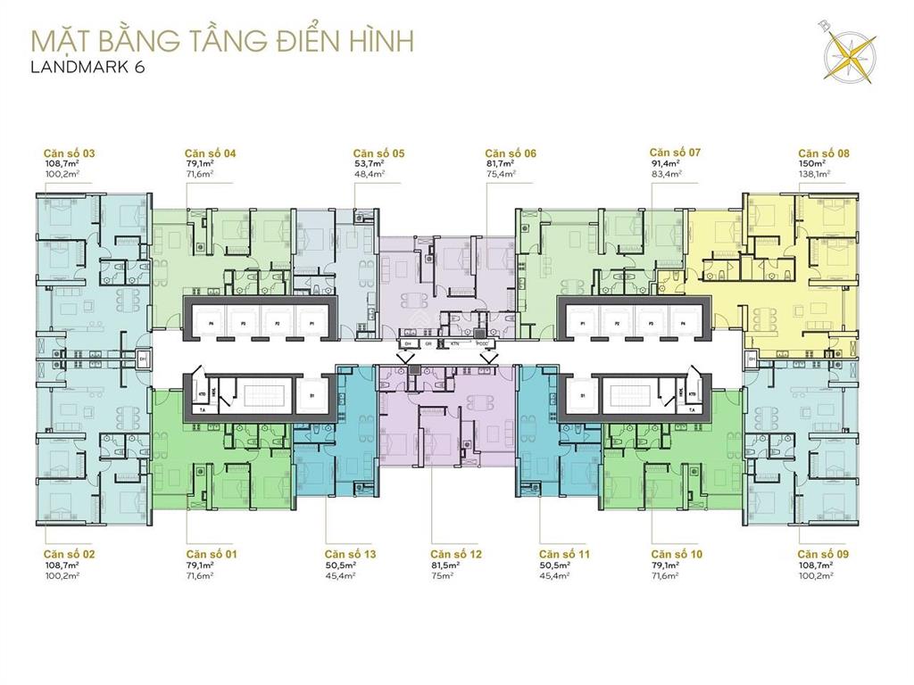 Bán căn hộ tại vinhomes central park gồm 3pn, tầng cao, view đẹp với diện tích 108m2