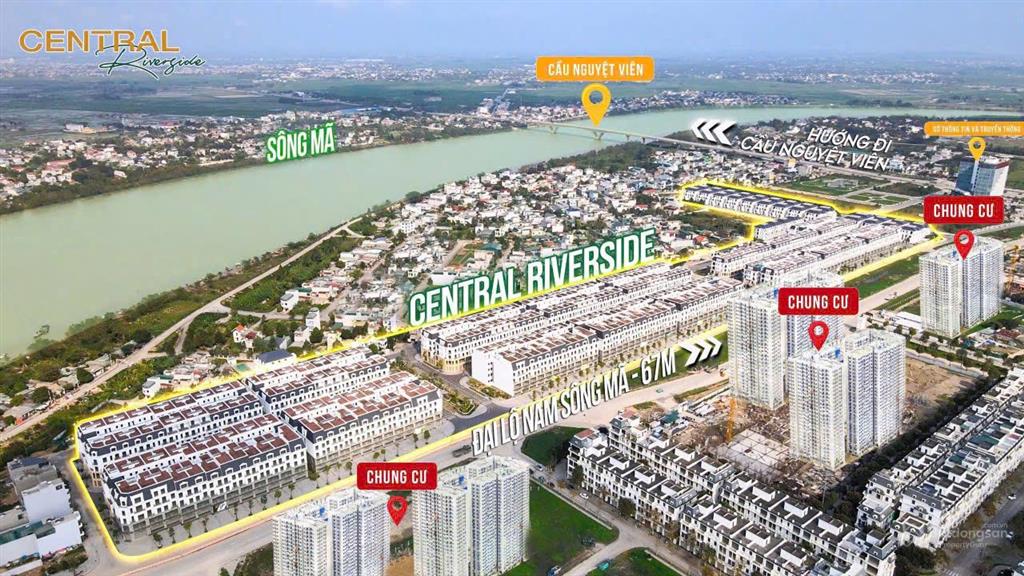 Bán nhanh căn liền kề kđt central reveside thanh hóa