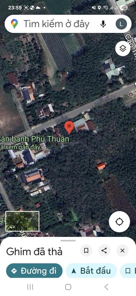Bán đất mặt tiền đường phú thuận, xã an nhơn tây, tp.hcm (xã phú mỹ hưng, huyện củ chi)