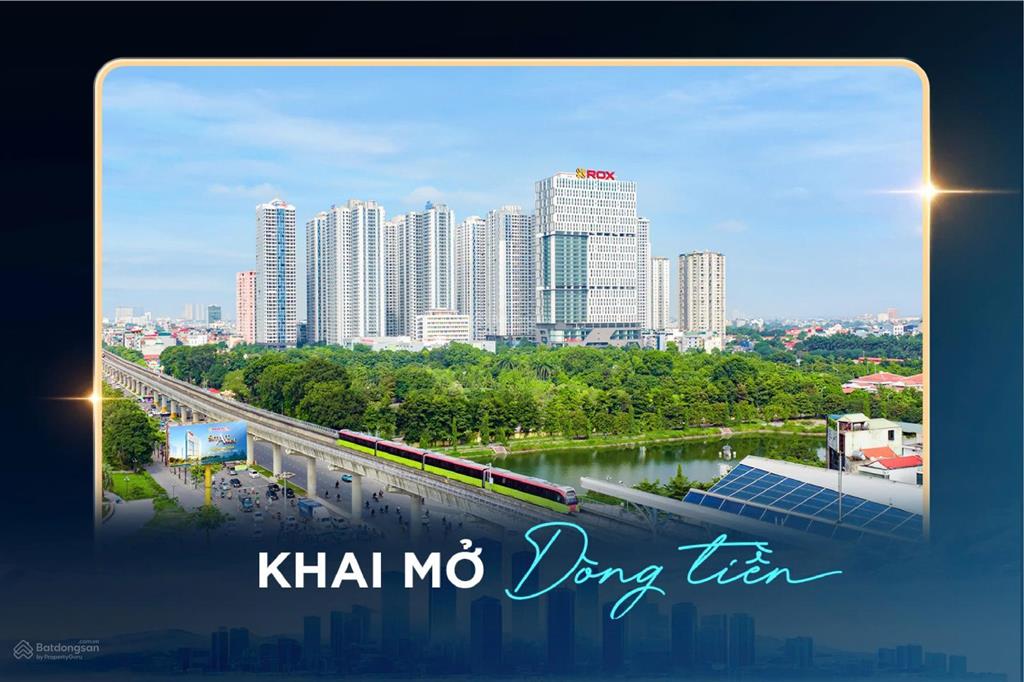 Rox tower văn phòng hạng a chỉ từ 5x tr/m² goldmark city
