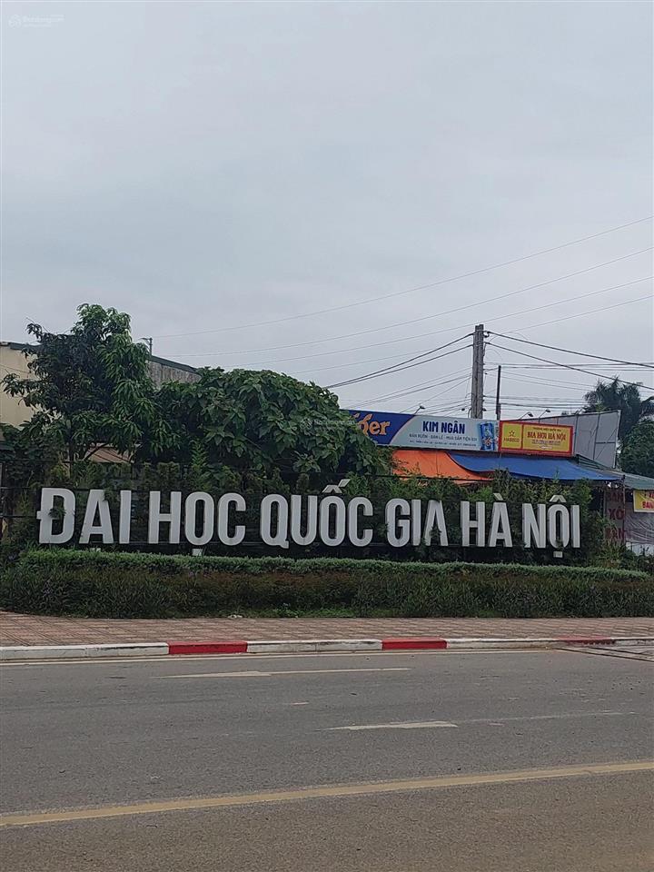 1 tỷ! lô đất 100m2 full thổ cư khu cnc hòa lạc, gần trường sqlq1, đhqg, ven suối, sđcc, hạ tầng