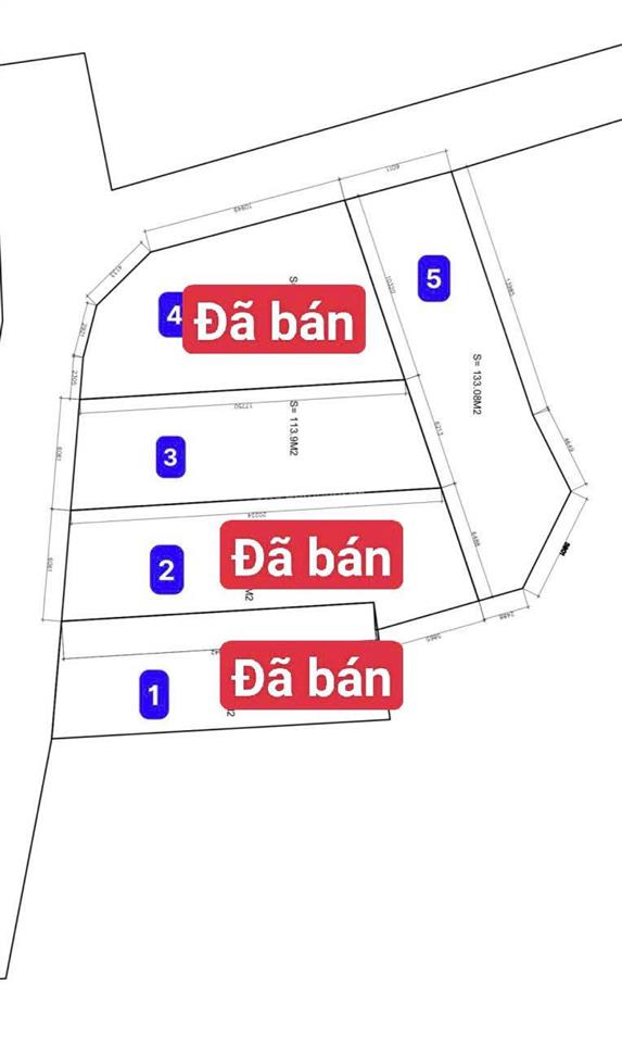 Lô đất tại thị trấn bến sung với giá chỉ 550 triệu