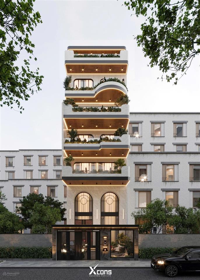 Bán nhà mặt hồ đầm tranh, oto tránh nhau, 7 tầng, view hồ, đẹp, đẳng cấp