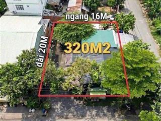 Chỉ 78tr/m2 sở hữu ngay đất biệt thự 320m2 mặt tiền đường 16m ngay liên phường liền kề global city