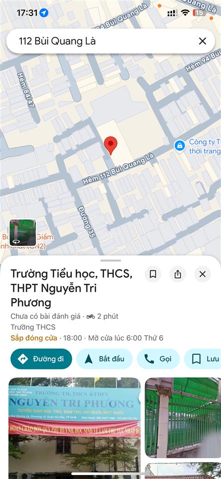 Nhà đẹp 3 tầng, 110m2 ngang 5.2m, sát mặt tiền quang trung, nội thất cao cấp, 8.5 tỷ