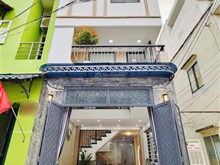 4,95 tỷ  căn góc 3 tầng 3,5x11 sát mặt tiền cống lở, hẻm xe hơi 6m, full nội thất, 3pn