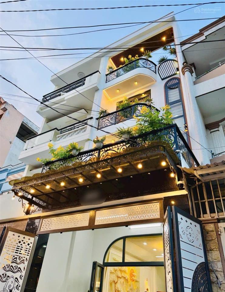 Nhà siêu đẹp phan huy ích  4.5x17m  5 tầng  full nội thất  khu đồng bộ hẻm xe hơi đỗ  10.6 tỷ