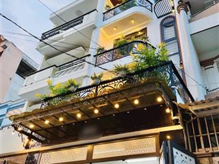 Nhà siêu đẹp phan huy ích  4.5x17m  5 tầng  full nội thất  khu đồng bộ hẻm xe hơi đỗ  10.6 tỷ
