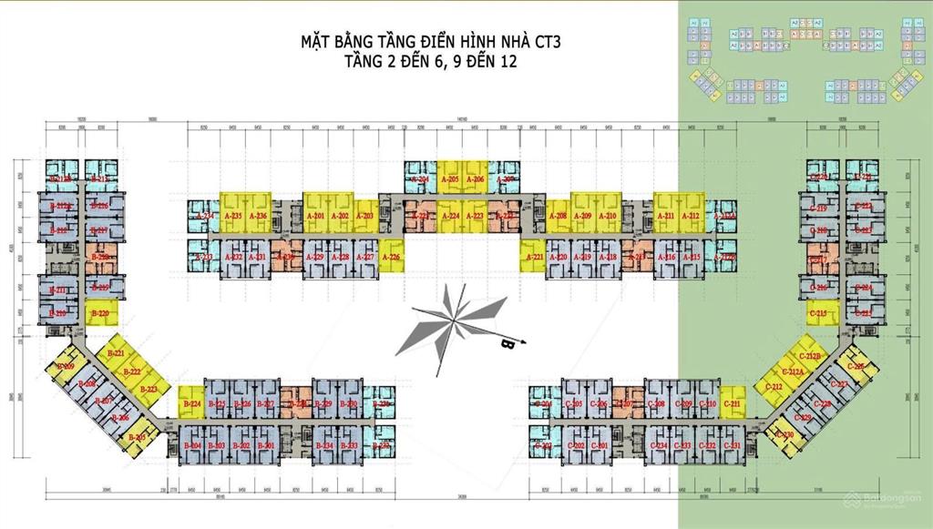 Bán căn hộ thương mại thăng long green city  ct3 kim chung, 63m2, giá hợp đồng 25tr/m2