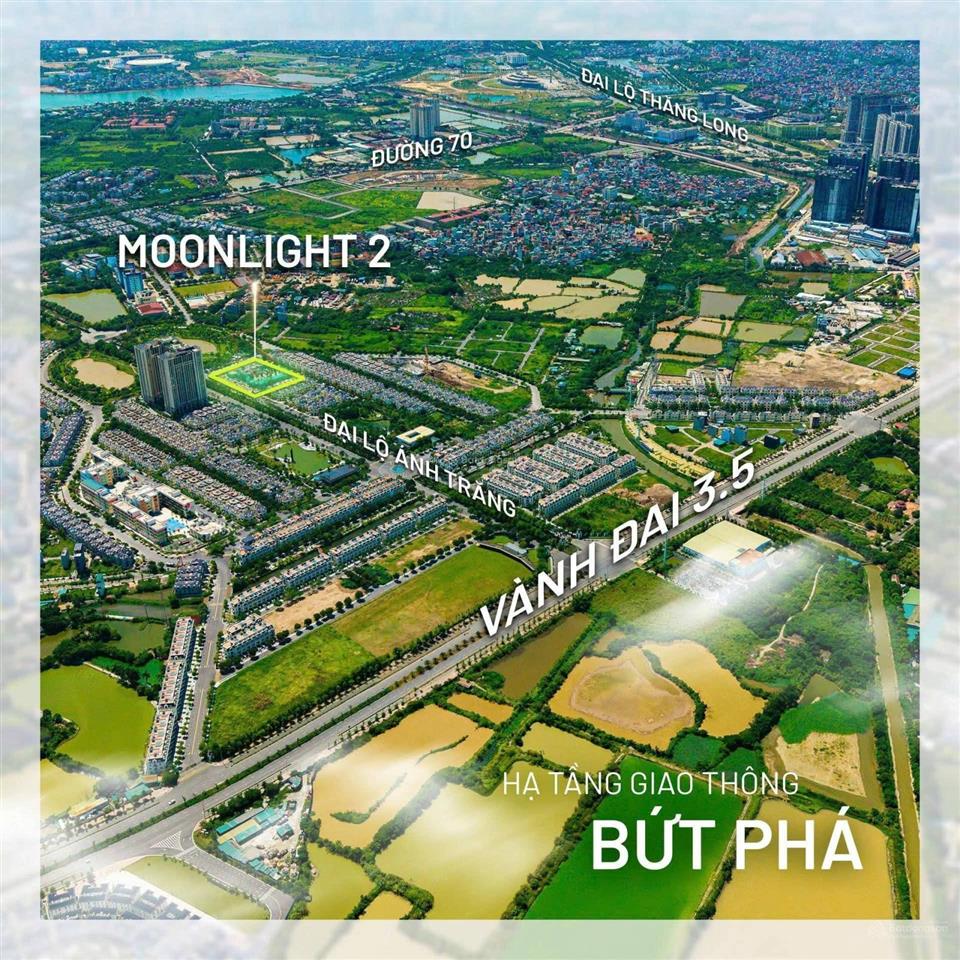 Nhỉnh 4 tỷ căn 2pn 67m² tại moonlight 2
