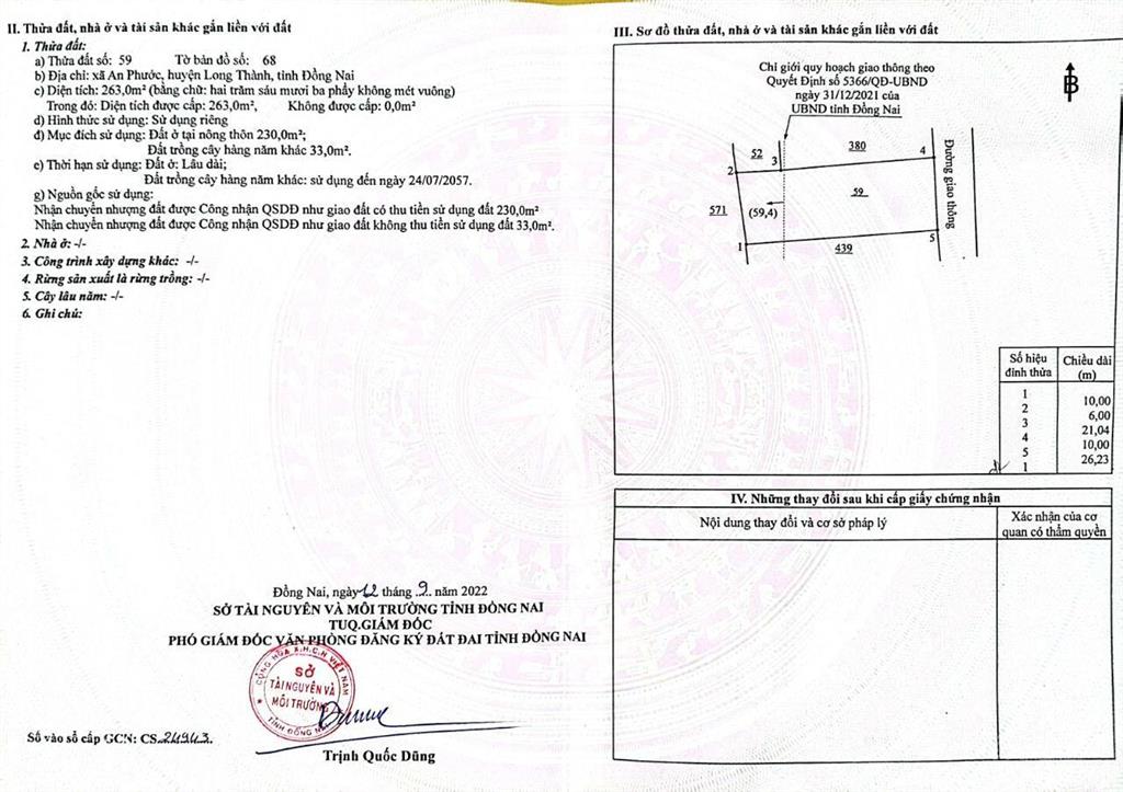 Bán đất tại xã an phước, 4,5 tỷ, 263m2, hàng hiếm giá ưu đãi