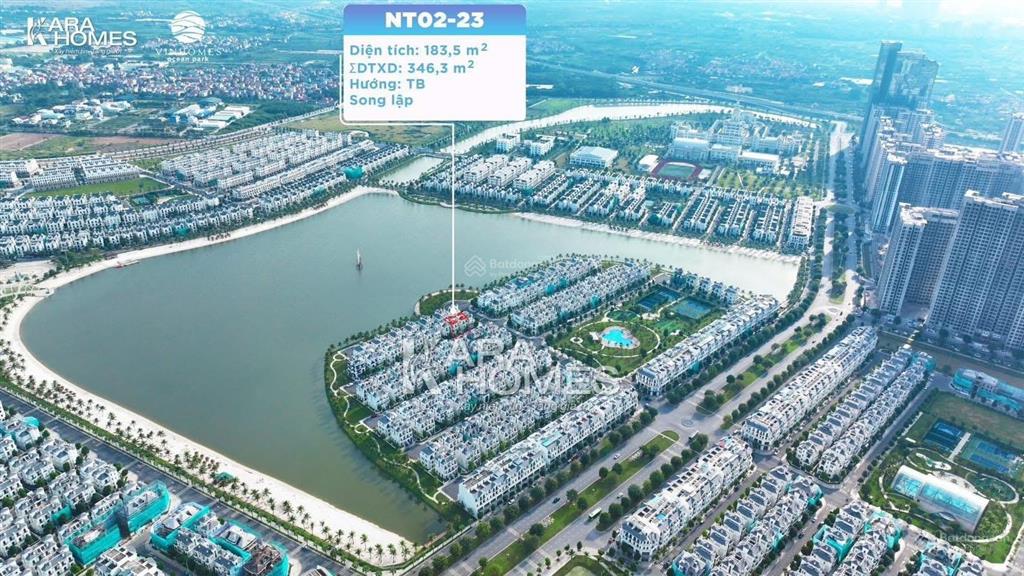 Biệt thự ngọc trai 183m2 ocp gia lâm 52.x tỷ