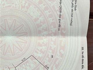 Chính chủ cần bán gấp đất yên thủy, hòa bình. giá cắt lỗ. 451m2, mặt tiền 28m, giá 1 tỷ.