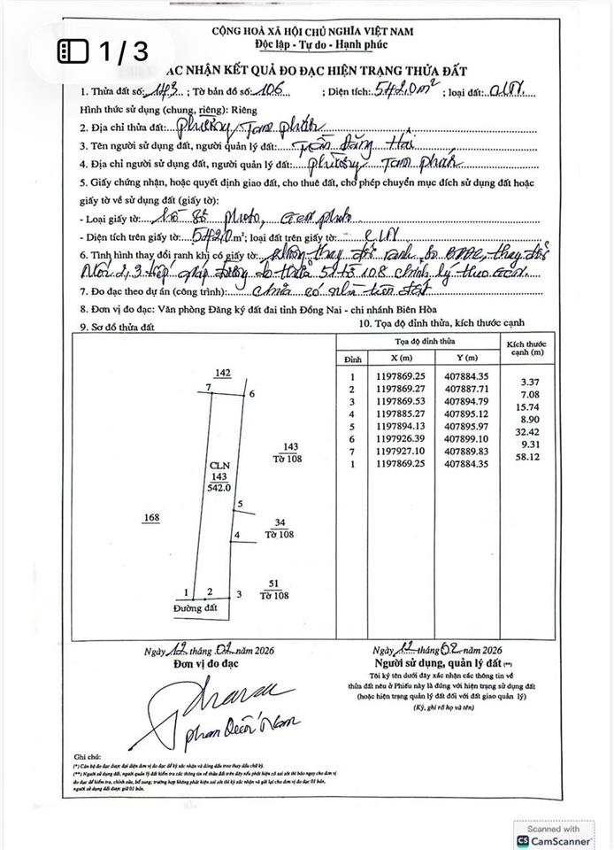 Kẹt vốn, bán nhanh lô đất 542m2 tại phường tam phước, biên hòa, đồng nai