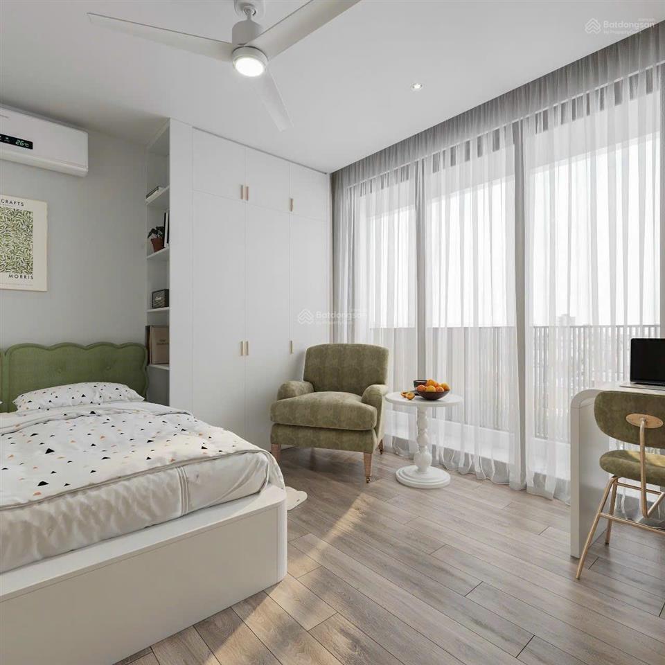 Căn hộ 1 phòng ngủ cho thuê quận tân bình  cửa sổ trời thoáng mát  full nội thất  ngay sân bay