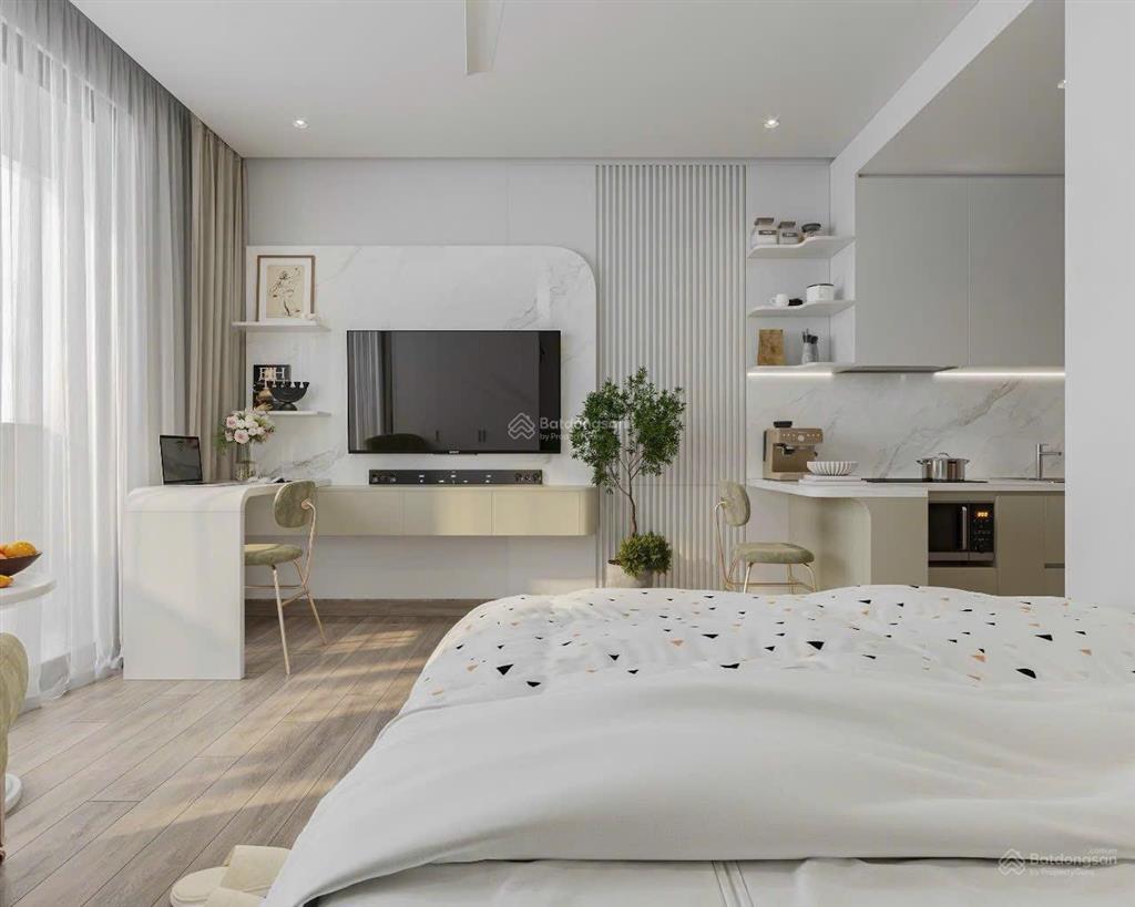 Căn hộ 1 phòng ngủ cho thuê quận tân bình  cửa sổ trời thoáng mát  full nội thất  ngay sân bay