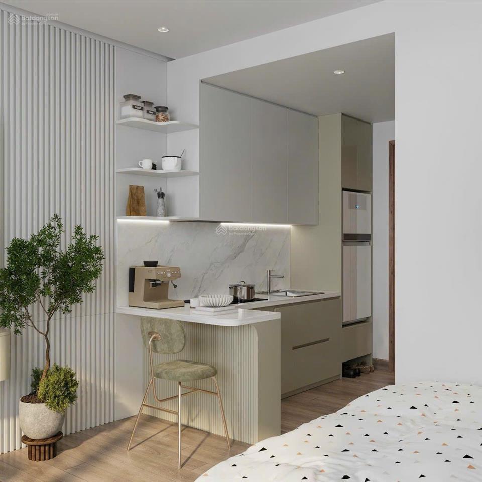 Căn hộ 1 phòng ngủ cho thuê quận tân bình  cửa sổ trời thoáng mát  full nội thất  ngay sân bay