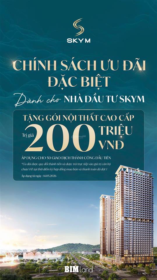 Shop khối đế sky m hạ long giá chỉ từ 56 triệu/m, chiết khấu ngay 100 triệu