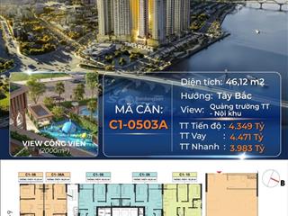 Bán ch tại capital square, 3,9 tỷ, 46,12m², hàng hiếm tại trung tâm đà nẵng. ven sông hàn