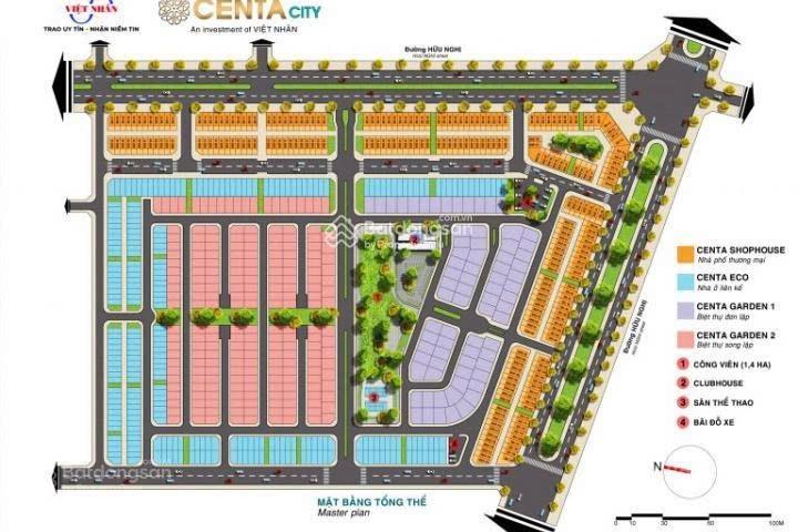 Bán shophouse hướng nam bao thuế phí tại centa city từ sơn