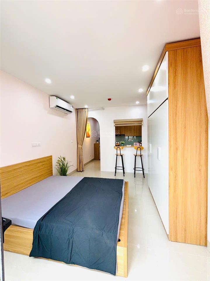 Cho thuê chung cư mini 1 ngủ 1 bếp ban công, máy giặt riêng đầy đủ tiện nghi ở ngõ 376 thụy khuê