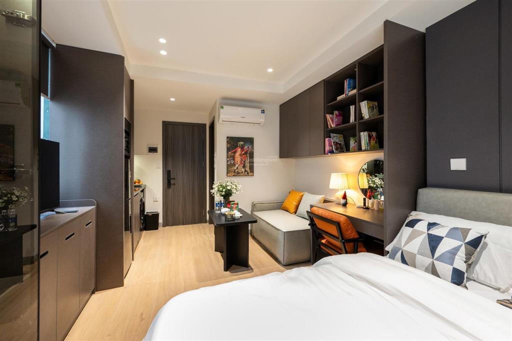 Cho thuê phòng studio tại trung kính, quận cầu giấy, nhận xe điện, nội thất hiện đại