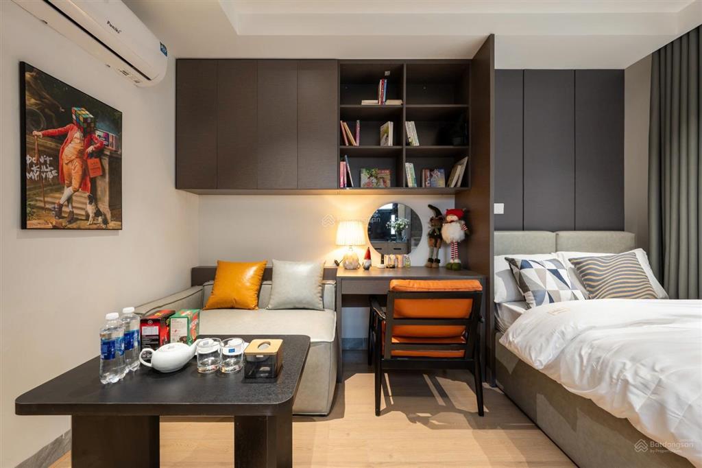 Cho thuê phòng studio tại trung kính, quận cầu giấy, nhận xe điện, nội thất hiện đại