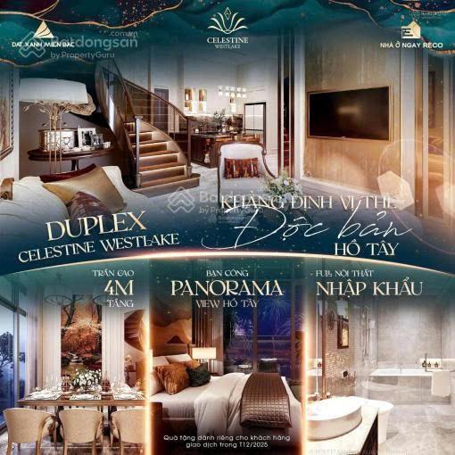 Chung cư 2 pn celestine westlake, dự án cạnh hồ tây với bầu không khí trong lành nhất thủ đô