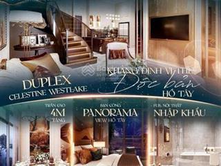 Chung cư 2 pn celestine westlake, dự án cạnh hồ tây với bầu không khí trong lành nhất thủ đô