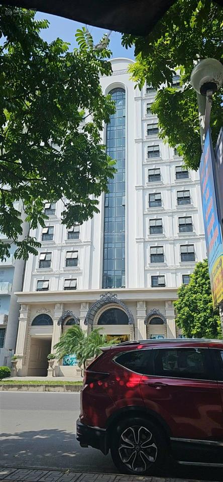 Cho thuê toà nhà mặt phố hồng tiến,diện tích 800m2 x 10 tầng 2 hầm, mt 30m, mọi mô hình